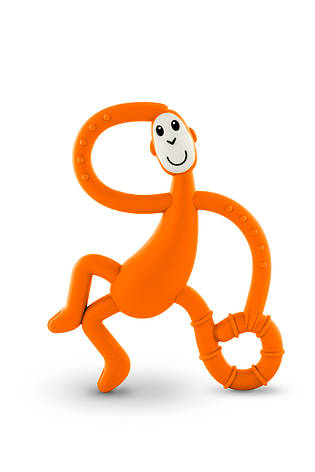 Іграшка-прорізувач Matchstick Monkey Танцююча Мавпочка (колір оранжевий, 14 см), фото 2