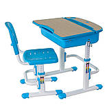 Комплект FunDesk Парта та стілець-трансформери Capri Blue, фото 9