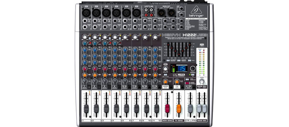 Компактний Мікшер Behringer XENYX X1222USB, фото 3