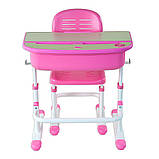 Комплект FunDesk Парта та стілець-трансформери Capri Pink, фото 6