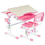 Комплект парта та стілець-трансформери FunDesk Lavoro Pink, фото 6
