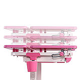 Комплект парта та стілець-трансформери FunDesk Lavoro Pink, фото 7