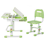 Розширювальна парта + стільчик для школяра Fundesk Lavoro Green, фото 2