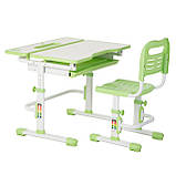 Розширювальна парта + стільчик для школяра Fundesk Lavoro Green, фото 3
