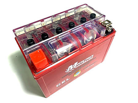 Акумулятор 12V 9Аһ YTX9-BS 150/85/105 мм (гелевий), фото 3