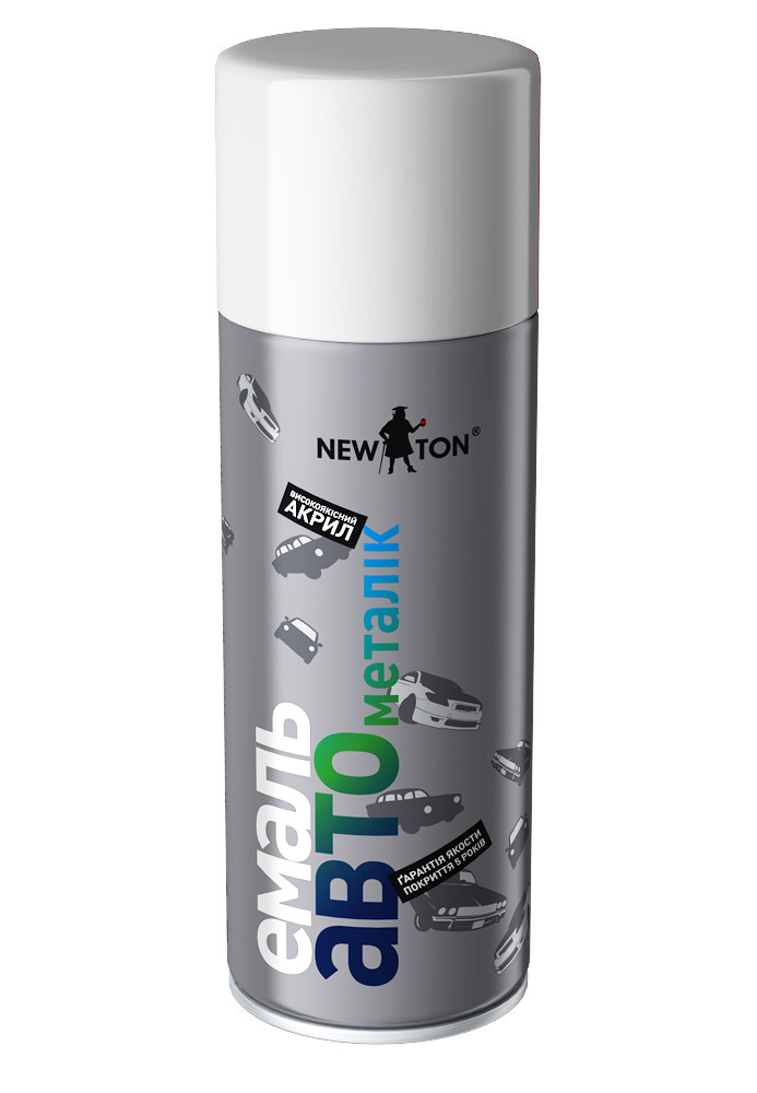 Купить Краска аэрозольная в баллоне авто металлик New Ton 628 Нептун ...