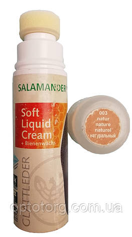 Рідка крем-фарба Натуральна для гладкої шкіри "Soft Liquid Cream" SALAMANDER 75 мл з воском, фото 1