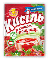 Кисель со вкусом клубники 65 г