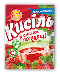 Кисіль зі смаком полуниці 65 г.