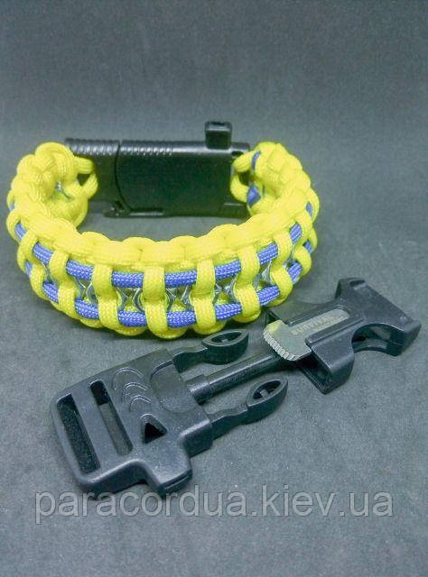 Браслет виживання з паракорда 4 в 1, Плетіння "Гайки"