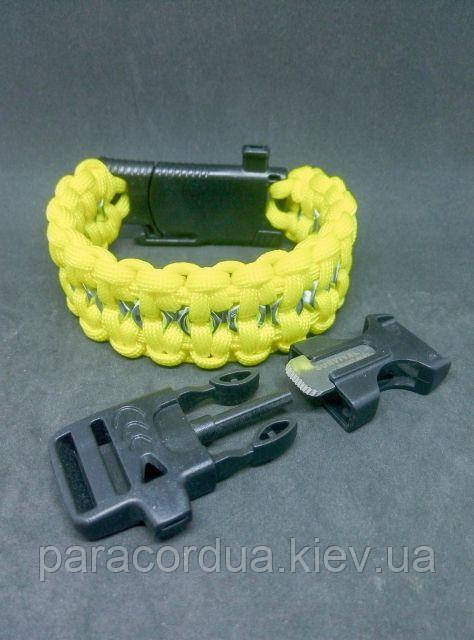 Браслет виживання з паракорда 4 в 1, Плетіння "Гайки"