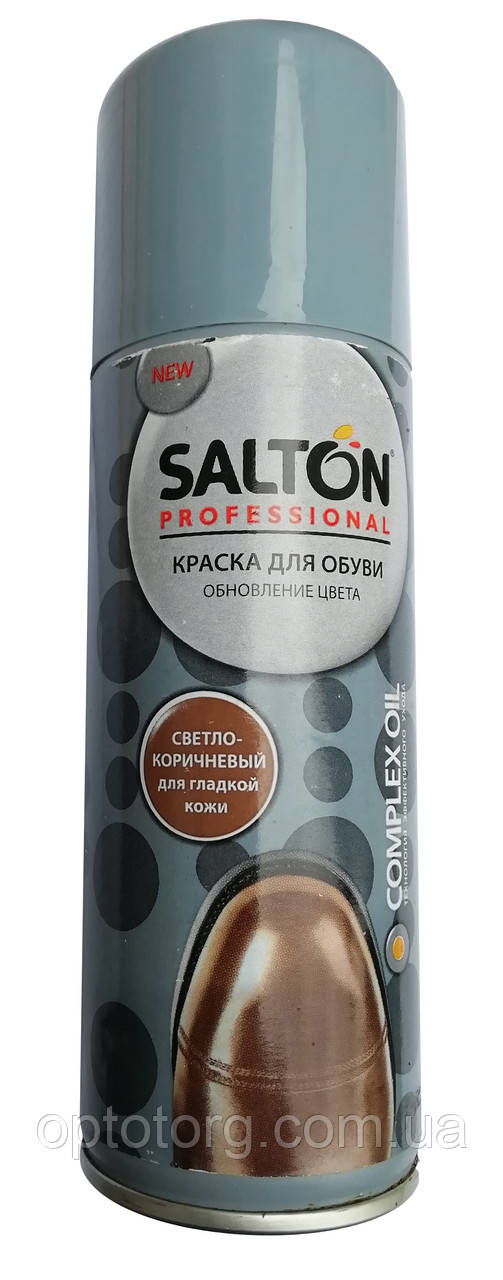 Фарба Світло-коричнева для гладкої шкіри Salton Professional 200 мл