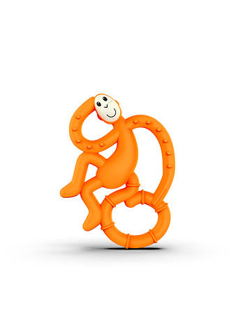 Іграшка-прорізувач Matchstick Monkey Маленька Танцювальна Мавпа жовтогарячий 10 см (MM-MMT-005), фото 1