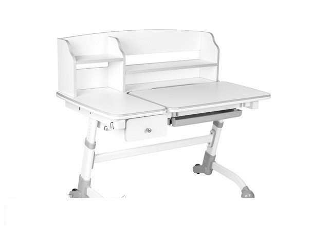 Дитячий стіл-трансформер FunDesk Amare II with drawer Grey, фото 1