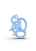 Іграшка-прорізувач Matchstick Monkey Маленька Танцююча блакитна Мавпочка 10 см (MM-ММТ-007)