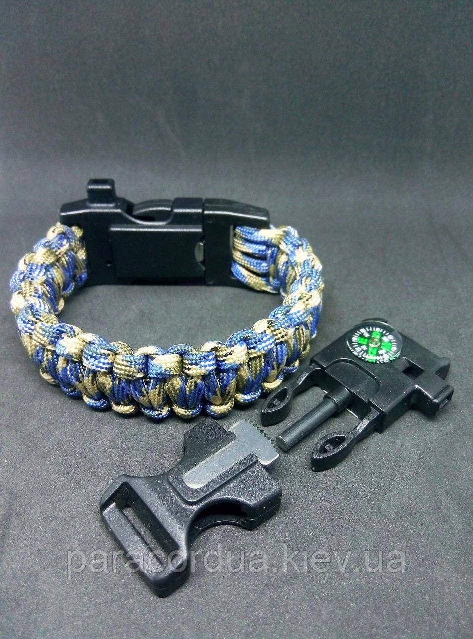 Браслет виживання з паракорда 5 в 1, "Кобра"