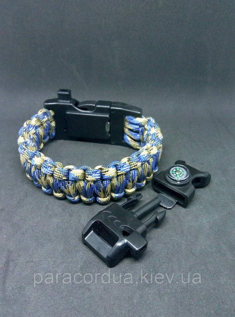 Браслет виживання з паракорда 5 в 1, "Кобра"
