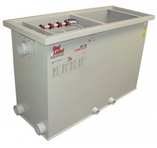 Комбінований барабанний фільтр для ставка (УЗВ) AquaKing Red Label Combi Drum 20/25, фото 1