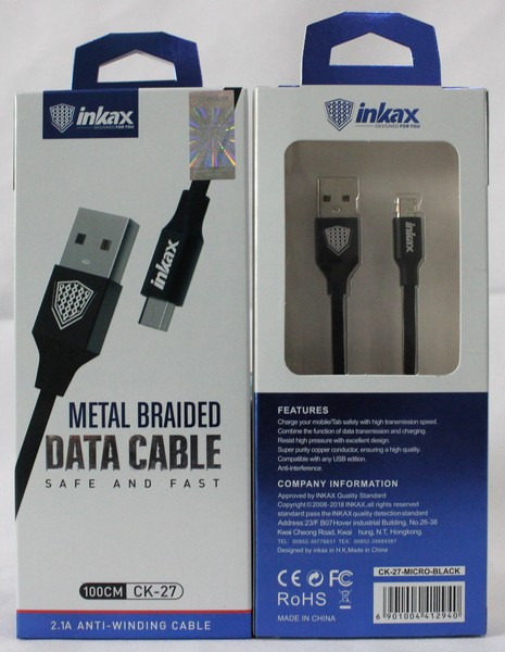 Кабель USB Inkax CK 27 USB - micro USB