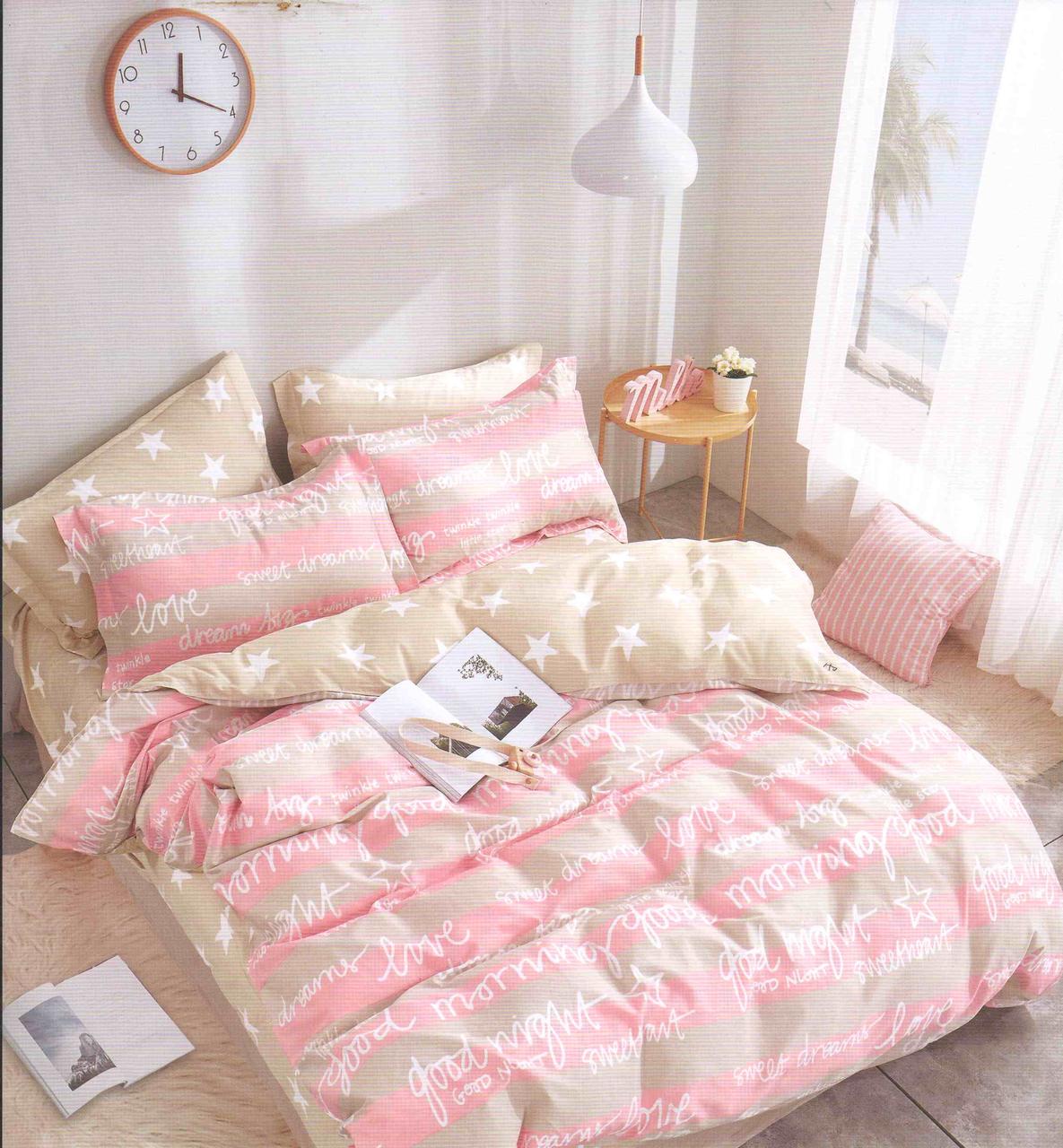 Постільна білизна сатинова Bella Villa "Good Night", фото 1