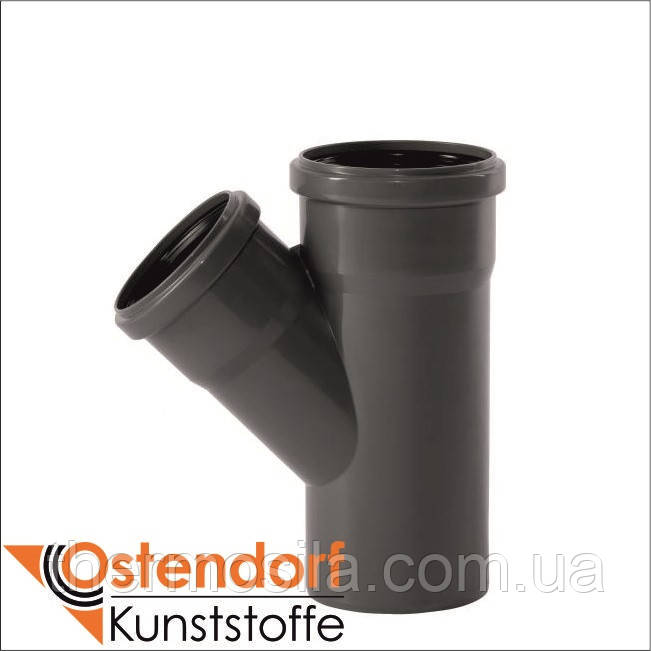 Трійник 45* DN 110/110 HTsafeEA, Ostendorf