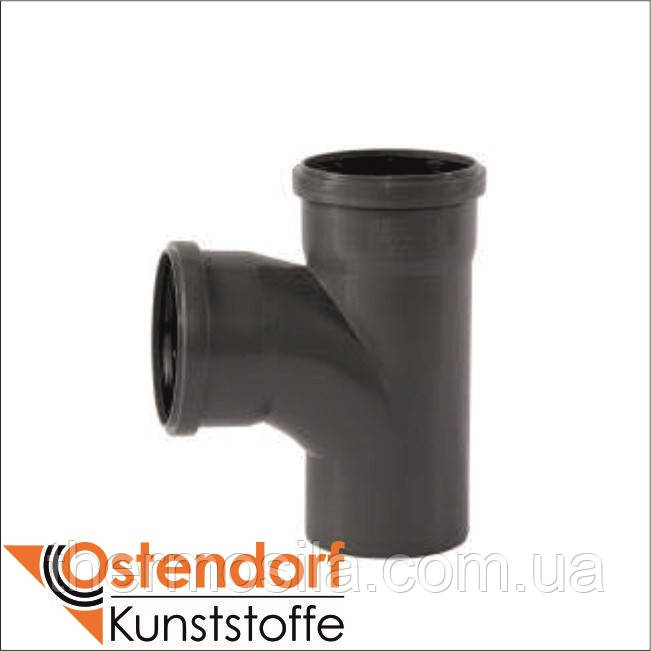Трійник 87* DN 32/32 HTsafeEA, Ostendorf, фото 1