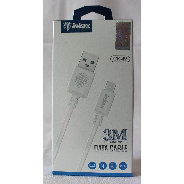 USB кабель Inkax CK 49 USB - micro USB 3mt