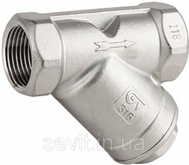 Фільтр сітчастий нарізний Genebre (Іспанія) тип 2460 07 DN32 PN40 (ДУ32 РУ40) Женебре, фото 1