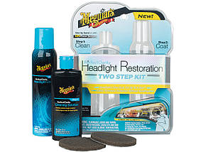 Набір для відновлення та захисту фар - Meguiar's Perfect Clarity Headlight Restoration 2-Step Kit (G2000), фото 2