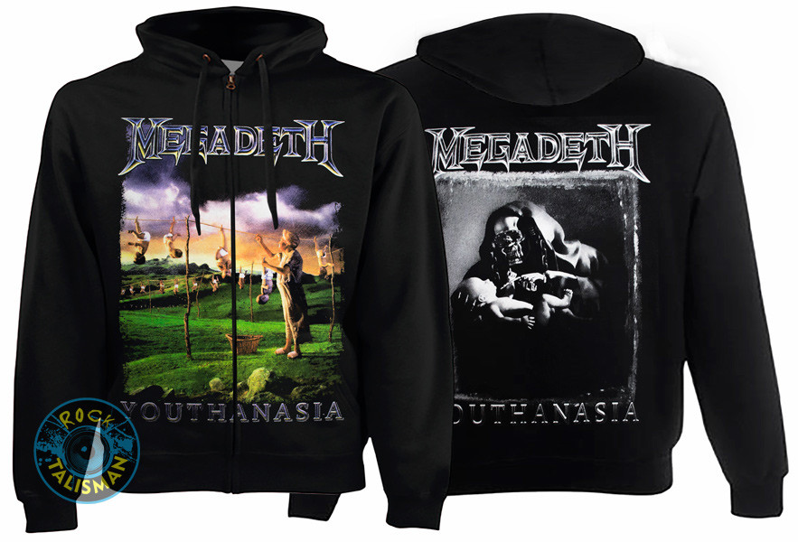 Толстовка на змійці MEGADETH Youthanasia