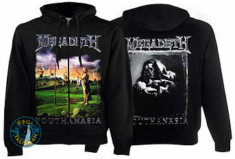 Толстовка на змійці MEGADETH Youthanasia, фото 1