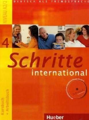 Підручник та зошит Schritte international 4, KB+AB+CD zum AB, фото 1