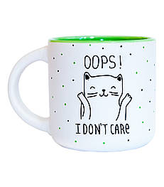 Чашка "Oops I don't care" 350 мл