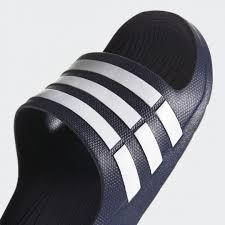 Капці Adidas Duramo Slide темно-синій оригінал, фото 3