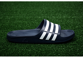 Капці Adidas Duramo Slide темно-синій оригінал, фото 4