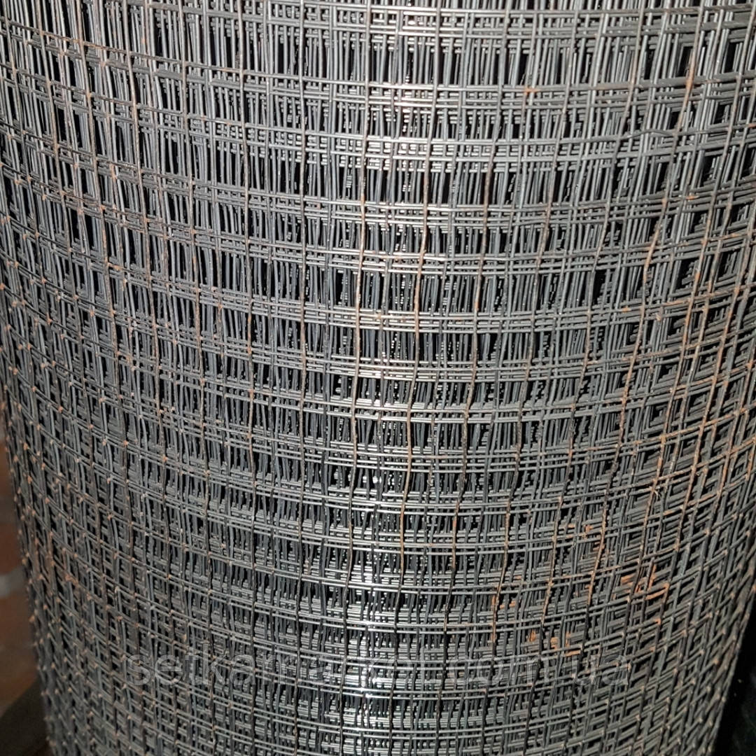 Сітка зварна , чорна (штукатурна) , 12х25мм., діаметр 0,7 мм