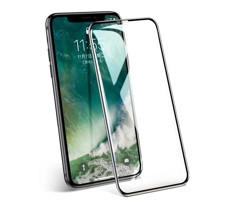 Захисне скло Mocolo 3D Full Glue для Apple iPhone XS Black (0.33 мм)