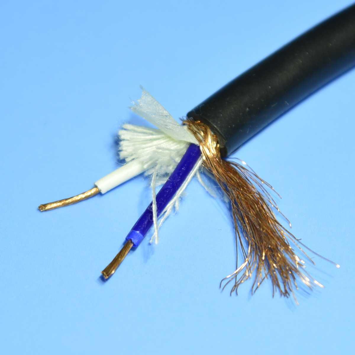 Кабель мікрофон. стерео d6,0мм Sound Star чорний 7-0506, фото 1