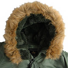 Куртка аляска ALPHA INDUSTRIES N-3B PARKA SAGE GREEN Чоловіча, фото 2