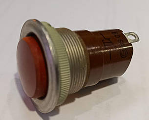 К-2-2 (20 мм) однополюсна кнопка червона (нормально замкнута)