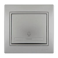 Кнопка дзвінка LEZARD MIRA сірий металік, 701-1010-103