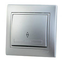 Вимикач прохідний LEZARD MIRA сірий металік, 701-1010-105