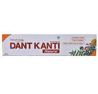 Зубна паста Дент Канті 200г Патанджали, Dant Kanti Natural, Patanjali, Зубная паста Дент Канти Натурал,