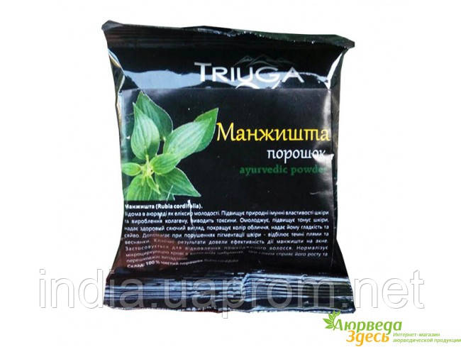 Манжишта чурна, Манджишта Триюга, 50 г. Rubia Cordifolia, Manjishta ...