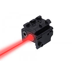 Лазерний вказівник з червоним променем, тип кріплення вівер, з кріпленням для пістолета, пневматичної зброї