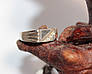 Перстень чоловічий срібний родированый, фото 2