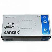 Перчатки латексные опудренные Santex S