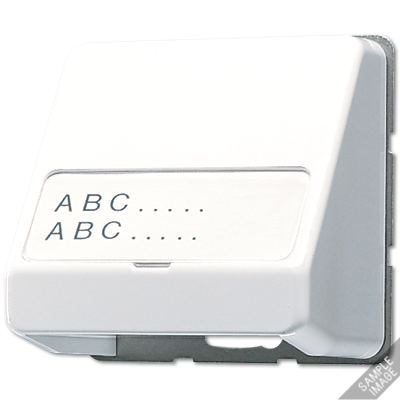 Корпус з полем для напису 23 x 59 мм 554, фото 1