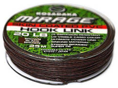 Короповий матеріал в оболонці Kosadaka Mirage Hook link 20lb 25m коричнево-чорний