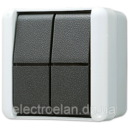 2-х клавішний механізм кнопки без фіксації 10 А / 250 В ~ 835W